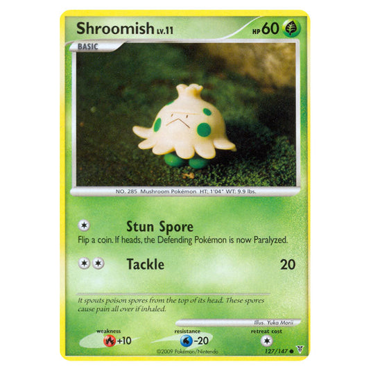 Shroomish 127 card from the Pokemon set Supreme Victors