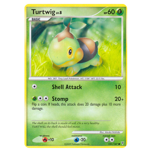 Turtwig 131 card from the Pokemon set Supreme Victors