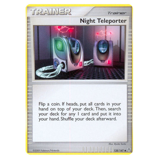 Night Teleporter 138 card from the Pokemon set Supreme Victors