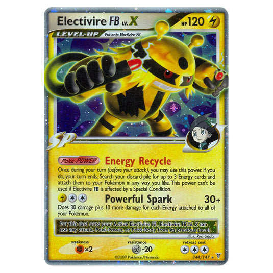 Electivire FB LV.X 144 card from the Pokemon set Supreme Victors
