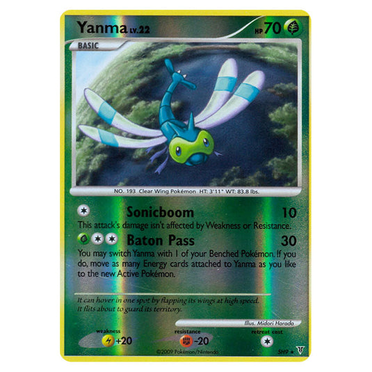 Pokemon - Platinum - Supreme Victors - Yanma - SH9/147 Pokemon - Platinum - Supreme Victors - Yanma - SH9/147