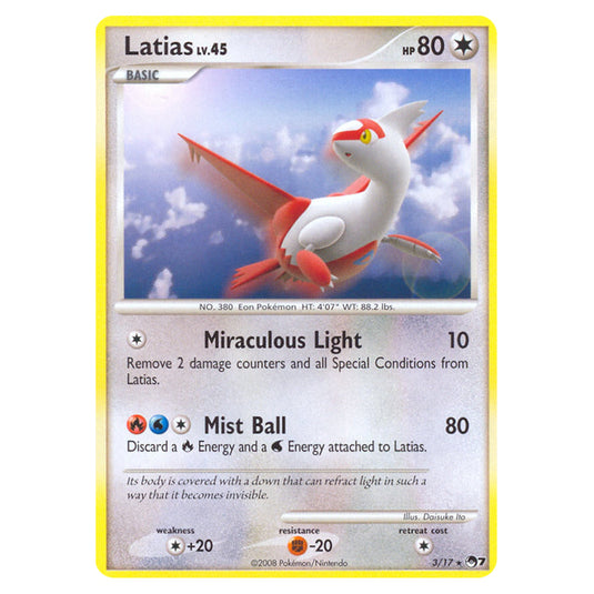 Latias 3 card from the Pokemon set POP Series 7