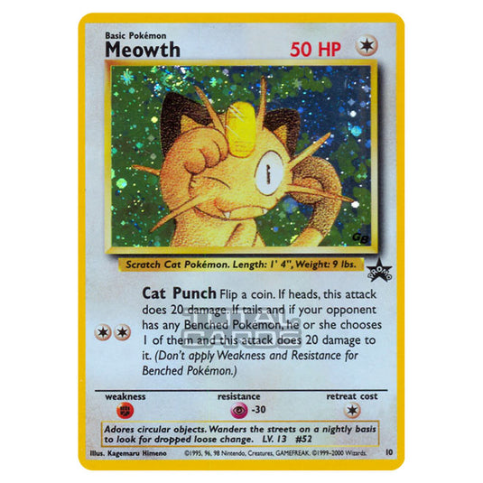 Pokemon - Base - Wizards Black Star Promos - Meowth - 10/53