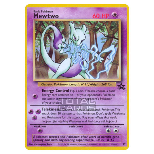 Pokemon - Base - Wizards Black Star Promos - Mewtwo - 12/53