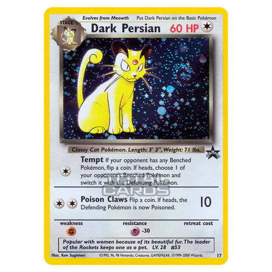 Pokemon - Base - Wizards Black Star Promos - Dark Persian - 17/53