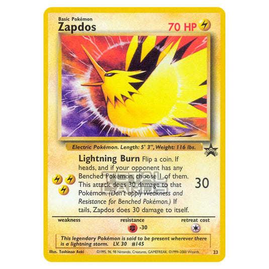 Pokemon - Base - Wizards Black Star Promos - Zapdos - 23/53