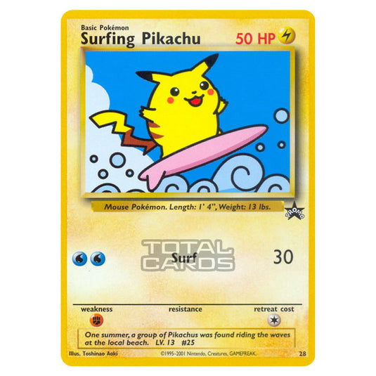 Pokemon - Base - Wizards Black Star Promos - Surfing Pikachu - 28/53