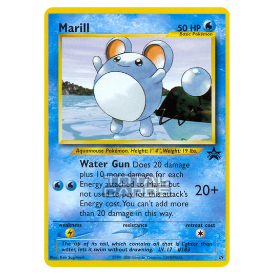 Pokemon - Base - Wizards Black Star Promos - Marill - 29/53