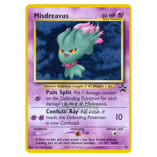 Pokemon - Base - Wizards Black Star Promos - Misdreavus - 39/53