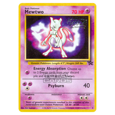 Pokemon - Base - Wizards Black Star Promos - Mewtwo - 3/53