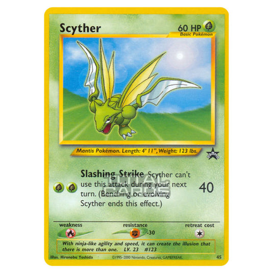 Pokemon - Base - Wizards Black Star Promos - Scyther - 45/53