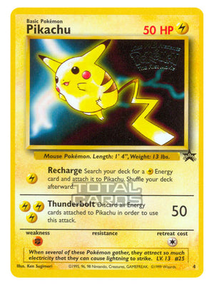Pokemon - Base - Wizards Black Star Promos - Pikachu - 4/53