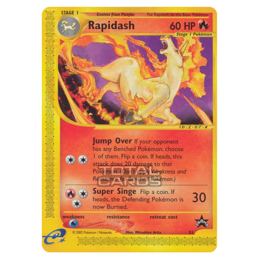 Pokemon - Base - Wizards Black Star Promos - Rapidash - 51/53