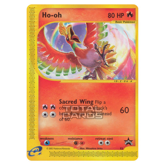 Pokemon - Base - Wizards Black Star Promos - Ho-oh - 52/53