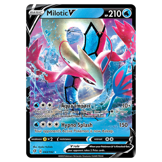 Pokemon - Sword & Shield - Rebel Clash - Milotic-V - 043/192