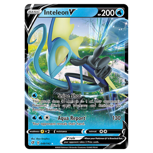 Pokemon - Sword & Shield - Rebel Clash - Inteleon-V - 049/192