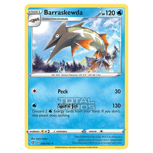 Pokemon - Sword & Shield - Rebel Clash - Barraskewda - 053/192