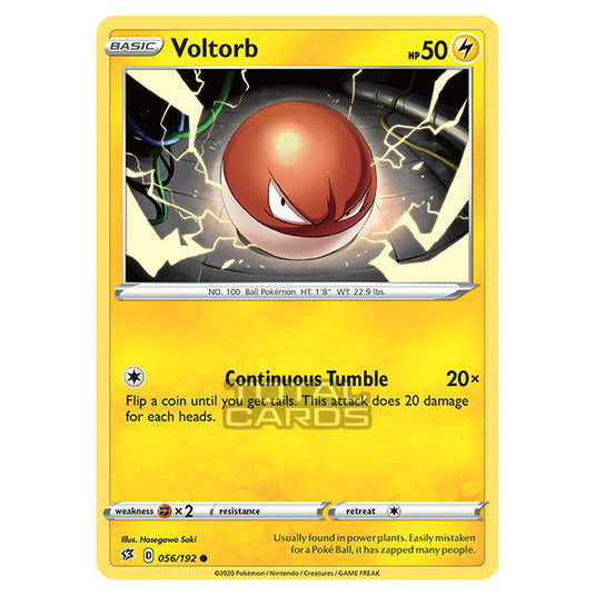 Pokemon - Sword & Shield - Rebel Clash - Voltorb - 056/192