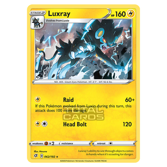 Pokemon - Sword & Shield - Rebel Clash - Luxray - 062/192