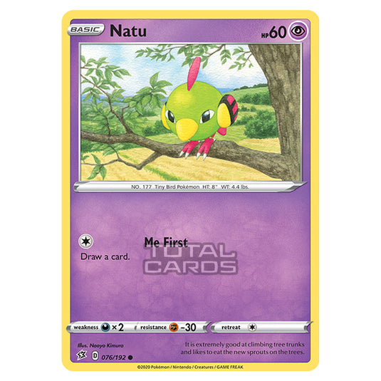 Pokemon - Sword & Shield - Rebel Clash - Natu - 076/192