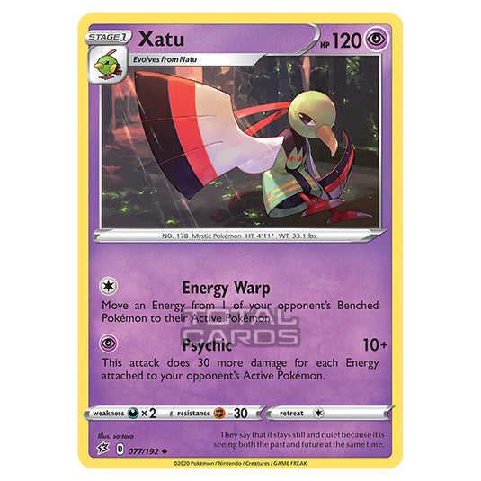 Pokemon - Sword & Shield - Rebel Clash - Xatu - 077/192