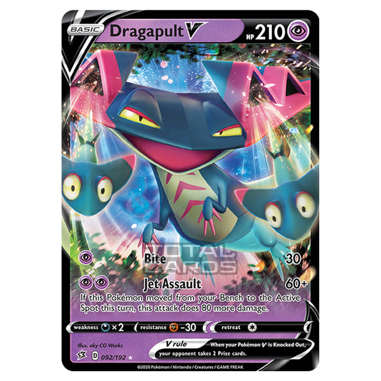 Pokemon - Sword & Shield - Rebel Clash - Dragapult-V - 092/192