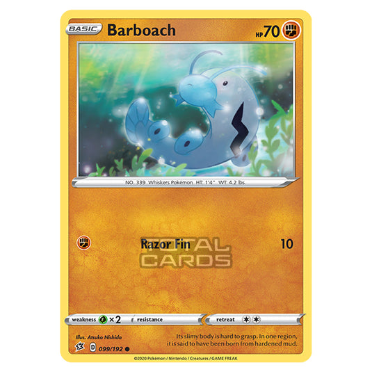 Pokemon - Sword & Shield - Rebel Clash - Barboach - 099/192