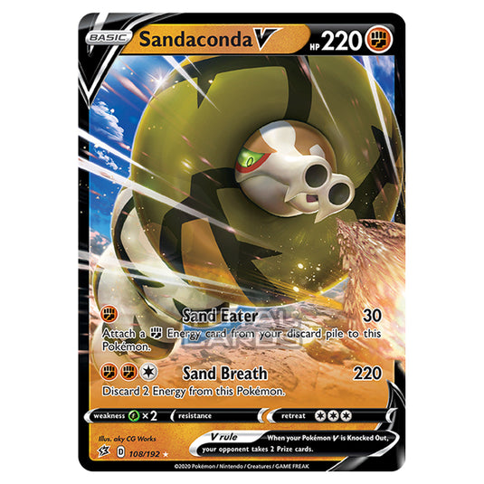 Pokemon - Sword & Shield - Rebel Clash - Sandaconda-V - 108/192