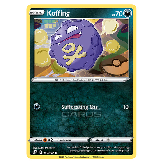 Pokemon - Sword & Shield - Rebel Clash - Koffing - 112/192