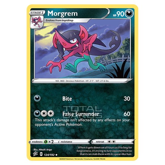 Pokemon - Sword & Shield - Rebel Clash - Morgrem - 124/192