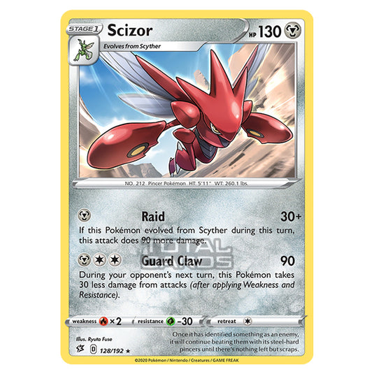 Pokemon - Sword & Shield - Rebel Clash - Scizor - 128/192