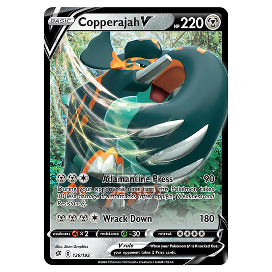 Pokemon - Sword & Shield - Rebel Clash - Copperajah-V - 136/192