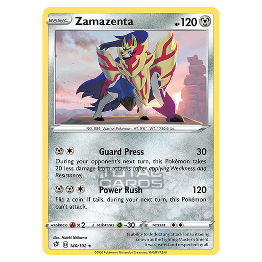 Pokemon - Sword & Shield - Rebel Clash - Zamazenta - 140/192