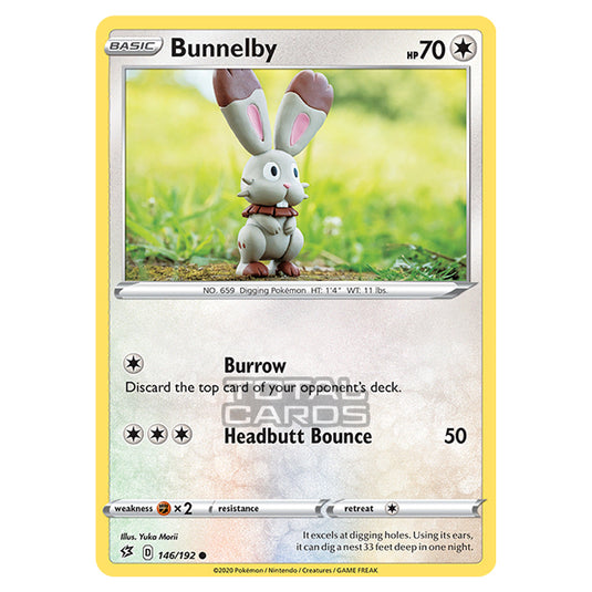 Pokemon - Sword & Shield - Rebel Clash - Bunnelby - 146/192