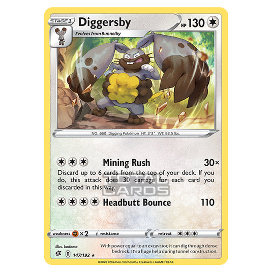 Pokemon - Sword & Shield - Rebel Clash - Diggersby - 147/192