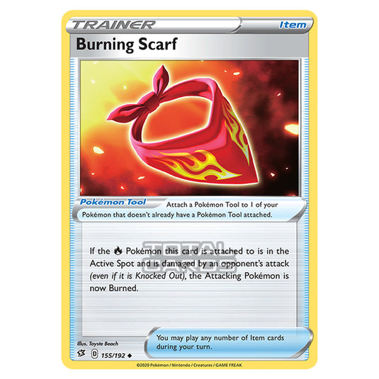 Pokemon - Sword & Shield - Rebel Clash - Burning Scarf - 155/192