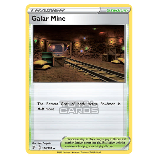 Pokemon - Sword & Shield - Rebel Clash - Galar Mine - 160/192