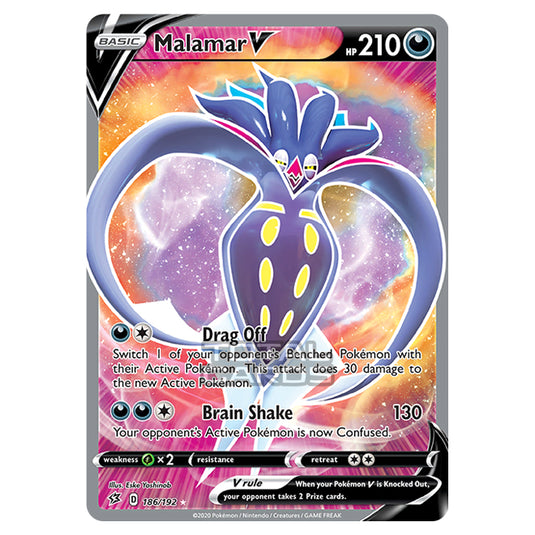 Pokemon - Sword & Shield - Rebel Clash - Malamar-V - 186/192