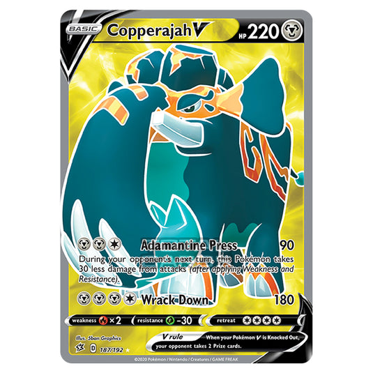 Pokemon - Sword & Shield - Rebel Clash - Copperajah-V - 187/192