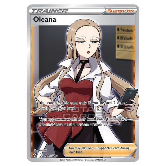 Pokemon - Sword & Shield - Rebel Clash - Oleana - 191/192