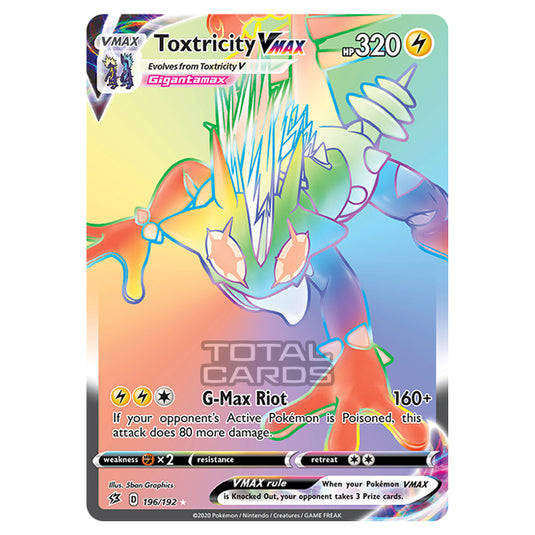 pokemon sword and shield rainbow rare cards Pokemon - Sword & Shield - Rebel Clash - Toxtricity-VMAX