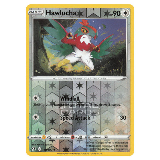 Pokemon - Sword & Shield - Rebel Clash - Hawlucha - 148/192 - (Reverse Holo)