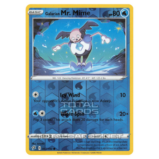 Pokemon - Sword & Shield - Rebel Clash - Galarian Mr. Mime - 037/192 - (Reverse Holo)