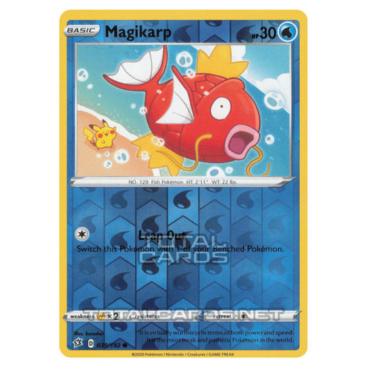 Pokemon - Sword & Shield - Rebel Clash - Magikarp - 039/192 - (Reverse Holo)