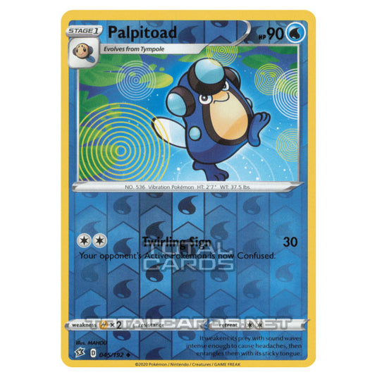 Pokemon - Sword & Shield - Rebel Clash - Palpitoad - 045/192 - (Reverse Holo)