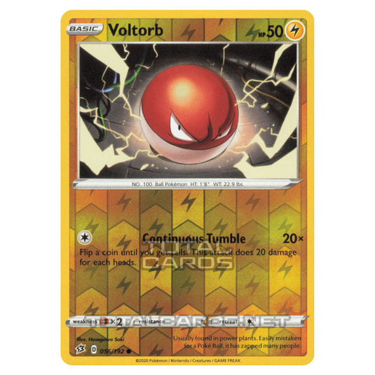 Pokemon - Sword & Shield - Rebel Clash - Voltorb - 056/192 - (Reverse Holo)