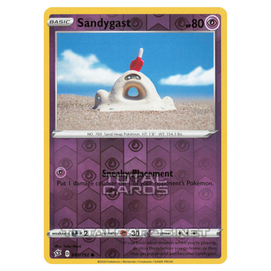 Pokemon - Sword & Shield - Rebel Clash - Sandygast - 081/192 - (Reverse Holo)