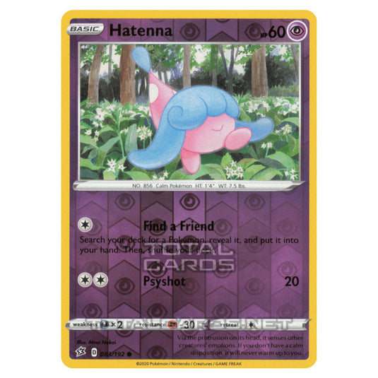 Pokemon - Sword & Shield - Rebel Clash - Hatenna - 083/192 - (Reverse Holo)