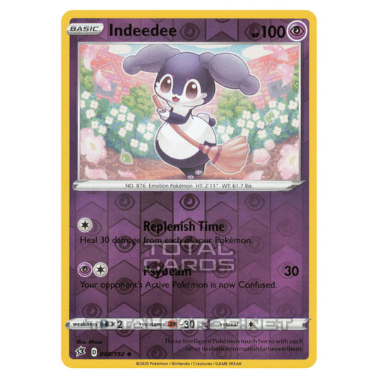 Pokemon - Sword & Shield - Rebel Clash - Indeedee - 088/192 - (Reverse Holo)