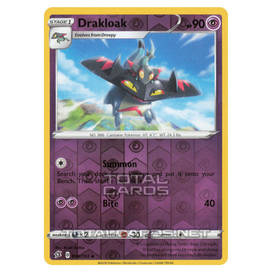 Pokemon - Sword & Shield - Rebel Clash - Drakloak - 090/192 - (Reverse Holo)